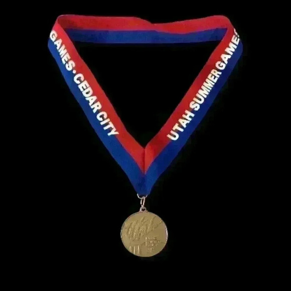 Utah Summer Games Other - Utah Summer Games Medal Cedar City Red Blue Ribbon Olympics Sports Event…